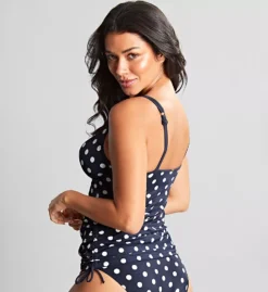Panache Anya Riva Black & White Spot – Underwire Balconnet Tankini Swim Top -Her Room US panache pana01 sw1451 bs