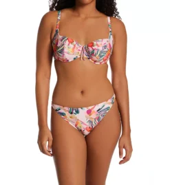 Panache Paradise Tropical Floral Low Rise Swim Bottom – Looped Side Cheeky Bikini -Her Room US panache pana01 sw1639 cs2