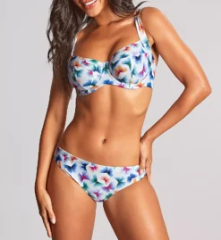 Panache Flutter Olivia Jewel-Tone Geometric Butterfly – Origami Print Underwire Full Cup Swim Top -Her Room US panache pana01 sw1722a cs2