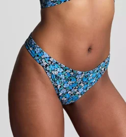 Panache Posy Ditsy Floral Wide Band Brazilian Swim Bottom - SW1766A