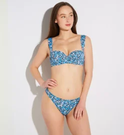 Panache Posy Bette English Garden Print Balcony Swim Top – Retro Padded Wide Strap Bikini Top -Her Room US panache pana01 sw1842c cs3