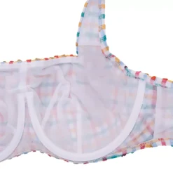 Panache Gina Blue and White Gingham Seersucker – Square Neck Underwire Crop Bikini Top -Her Room US panache pana01 sw1862a cs5