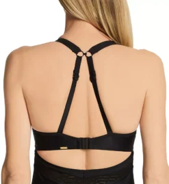 Panache Onyx Chic Black High Neck Mesh One Piece Swimsuit – Bra-Sized Moulded Plunge -Her Room US panache pana01 sw1910 cs1