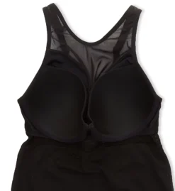 Panache Onyx Chic Black High Neck Mesh One Piece Swimsuit – Bra-Sized Moulded Plunge -Her Room US panache pana01 sw1910 cs6
