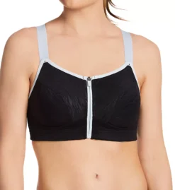 Parfait Wave Front Zipper Sports Bra