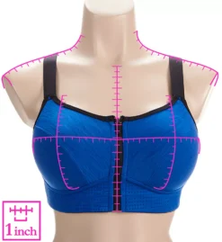 Parfait Wave Front Zipper Sports Bra -Her Room US parfait affp01 p6052 ns7