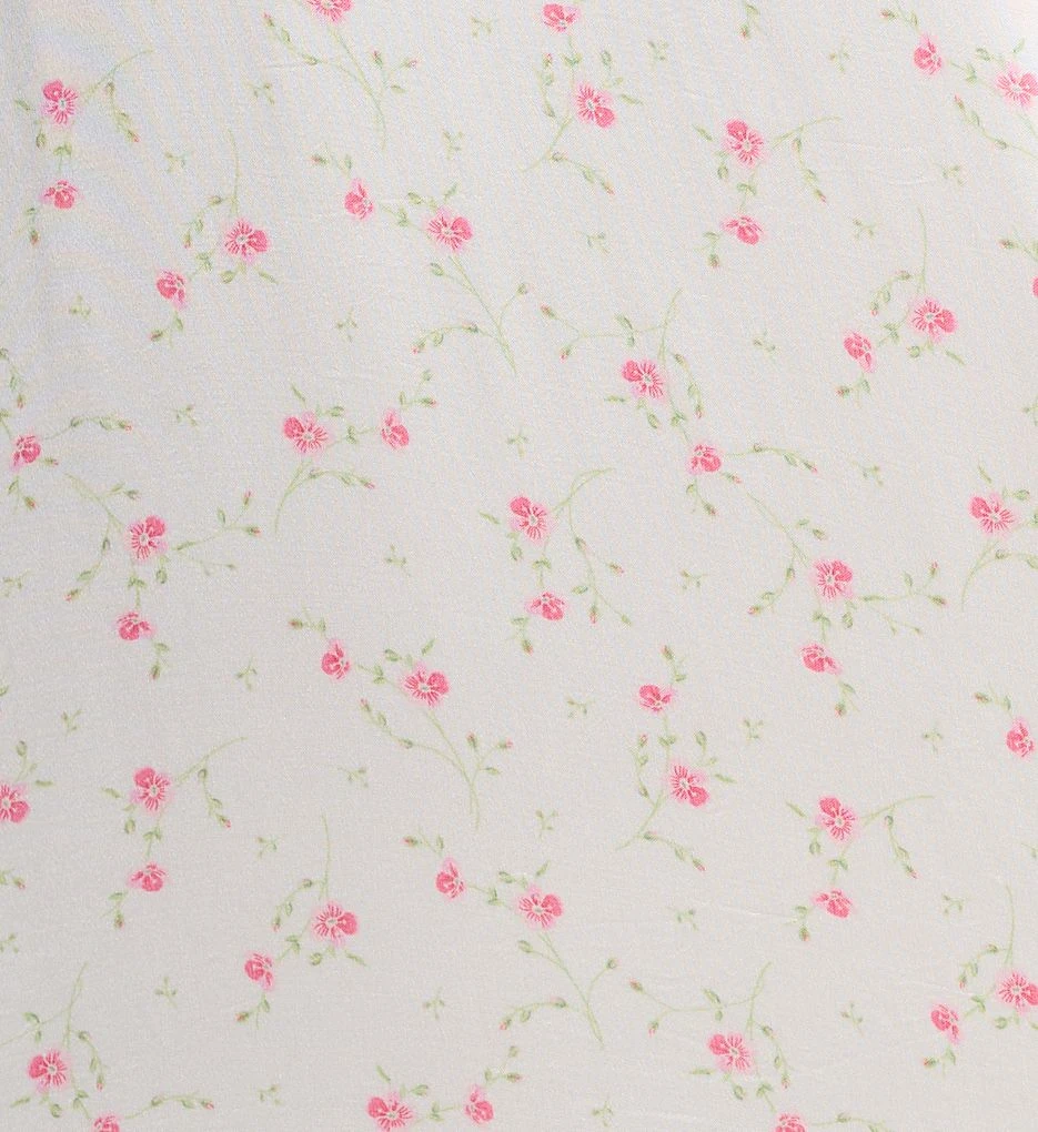 PJ Harlow Brie Floral Print Satin Tee – Luxury Short Sleeve Loose Fit Lounge Top 6 PJ Harlow Brie Floral Print Satin Tee – Luxury Short Sleeve Loose Fit Lounge Top - Image 4