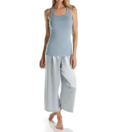 PJ Harlow Charlie Racerback Tank in Dusty Blue – Ultra-Soft Supima Cotton Modal Loungewear -Her Room US pj harlow pjha01 jst2006 cs4