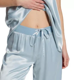 PJ Harlow Jolie Satin Pant and Laura Satin Tank Set – Luxury Loungewear Ensemble -Her Room US pj harlow pjha01 pw040 cs2