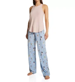 Pj Salvage Textured Essentials Rib Peachy Tank Top -Her Room US pj salvage pjsa01 ritetk cs1