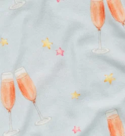 Pj Salvage You Had Me At Rose Pink – Brushed Butter Jersey Button-Up Sleepshirt -Her Room US pj salvage pjsa01 rmyhns cs1