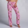 PJ Salvage Pink Holiday Let's Jingle and Flamingle Flamingo Flannel Pajama Pants