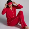 PJ Salvage Day Dreams Jersey PJ Set - Soft Modal 3-Piece Sleepwear with Mask