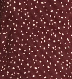 PJ Salvage My Friend Spot Rib Jersey Top – Spotted Grey & White Relaxed Fit Long Sleeve Lounge Top -Her Room US pj salvage pjsa01 rzfsls cs2