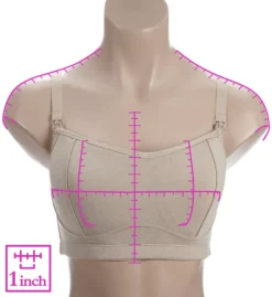 Playtex Wirefree Racerback Nursing Sports Bra -Her Room US playtex play01 us3010 ns7