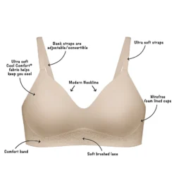 Playtex Comfort Flex Fit Ultra Soft Wirefree Bra -Her Room US playtex play01 us4830 cs2