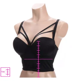 Pour Moi Contradiction Strapped Padded Bustier Bra -Her Room US pmoi01 50011 01