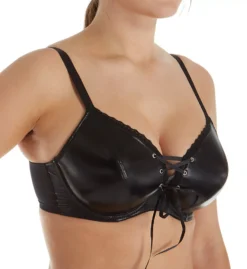 Pour Moi Contradiction Scandal Lace Up Padded Bra