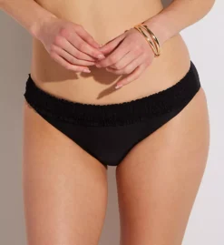 Pour Moi Free Spirit Tropical Palm Leaf Print Frill Waist Mid-Rise Swim Brief -Her Room US pour moi pmoi01 13213 fs