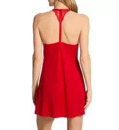 Pour Moi Gigi Floral Embroidered Mesh Cup Chemise - Silk-Soft Lace Nightgown -Her Room US pour moi pmoi01 20118 bs