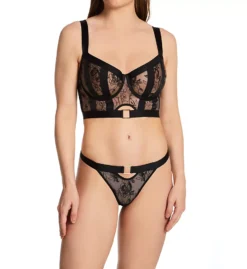 Pour Moi India Embroidery Underwire Bustier Bra -Her Room US pour moi pmoi01 20339 cs1