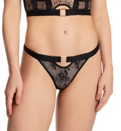 Pour Moi India Embroidery Thong Panty