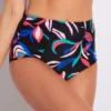 Pour Moi Palermo Black Floral Super High Waist Brief – Tummy Control Swim Bottom -Her Room US pour moi pmoi01 21102 gs