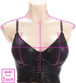 Pour Moi Contradiction Scandalous Underwire Bustier Bra -Her Room US pour moi pmoi01 22701 ns7