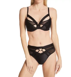 Pour Moi Contradiction Obsessed Padded Half Bra -Her Room US pour moi pmoi01 23800 cs1