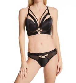 Pour Moi Contradiction Obsessed Padded Push Up Longline Bra -Her Room US pour moi pmoi01 23801 cs2