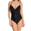 Pour Moi St Barts Black Push Up Tummy Control One Piece Swimsuit – Underwire Plunge with Gold Detail -Her Room US pour moi pmoi01 25616 gs