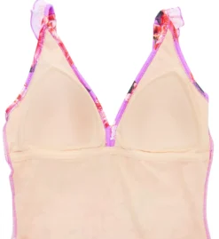 Pour Moi Getaway Neon Floral Frill Tummy Control One Piece Swimsuit -Her Room US pour moi pmoi01 80011 cs6