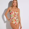 Prima Donna Tanzania Tropical Floral Full Cup Underwire Tummy Control One Piece Swimsuit -Her Room US prima donna prd01 4012730 gs