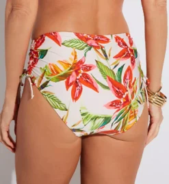 Prima Donna Tanzania Ropes Adjustable Full Brief Bikini Bottom - Tropical Floral High Rise -Her Room US prima donna prd01 4012752 bs