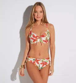 Prima Donna Tanzania Ropes Adjustable Full Brief Bikini Bottom - Tropical Floral High Rise -Her Room US prima donna prd01 4012752 cs1