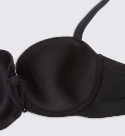 Prima Donna Kiruna Ebony Textured Stripe Padded Strapless Bikini Top -Her Room US prima donna prd01 4012917 cs6