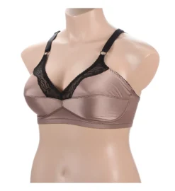 Satin And Lace Wirefree Bra -Her Room US rago01 2190 01
