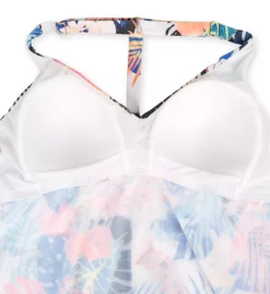 Raisins Curve Haleiwa Trinidad Tropical Floral – White Sharkbite Hem Plus Size Tankini Swim Top -Her Room US raisins curve raic01 g840521 cs6