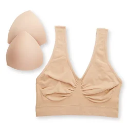 Skintone Seamless Bra W/ Removable Pads -Her Room US rhonda shear rhon01 9201 cs1