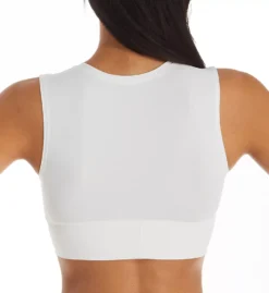 Robin Piccone Ava Front Tie Tank Top Bikini - Keyhole Cutout High Coverage Swim Top -Her Room US robin piccone rp01 191725 bs