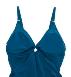 Robin Piccone Aubrey Keyhole Side Adjust One Piece Swimsuit – V-Neck Wireless Swimwear -Her Room US robin piccone rp01 221713 cs5