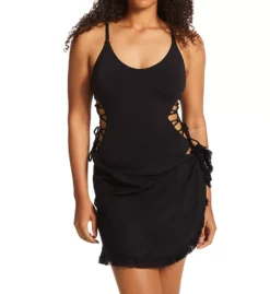 Robin Piccone Natalie White Airy Knit – Diagonal Stripe Fringe Edge Beach Pareo -Her Room US robin piccone rp01 222031 cs1