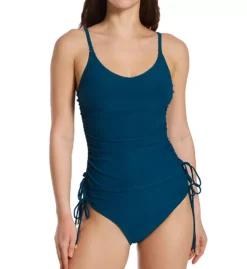 Robin Piccone Aubrey Side Adjustable Tankini – Ruched Wireless Scoop Neck Swim Top -Her Room US robin piccone rp01 231726 cs1