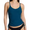 Robin Piccone Aubrey Side Adjustable Tankini – Ruched Wireless Scoop Neck Swim Top -Her Room US robin piccone rp01 231726 gs