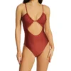 Sanctuary Glistening In Sun Shimmery Diamond Cutout One Piece Swimsuit -Her Room US sanctuary san01 gl23244 gs