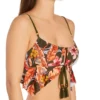 Sanctuary Organic Botanic Floral – Hanky Cut Flounce Bralette Swim Top -Her Room US sanctuary san01 ob21104 gs