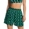 Sanctuary Geo Wave Textured Cotton Paper Bag High Waist Skort Cover-Up -Her Room US sanctuary san01 w23831 gs