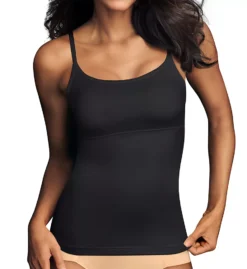 Self Expressions Solid Tone Suddenly Skinny 00489 – Tummy-Taming Scoop Neck Shaping Tank