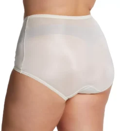 Plus Nylon Classics Brief Panty - 3 Pack -Her Room US shadowline shdw01 17042x bs