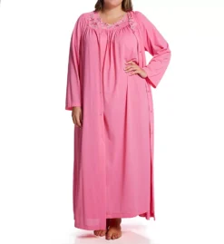 Shadowline Plus Size Petals 53" Gown – Floral Embroidered Opacitrique Nylon Sleepwear -Her Room US shadowline shdw01 32280x cs4